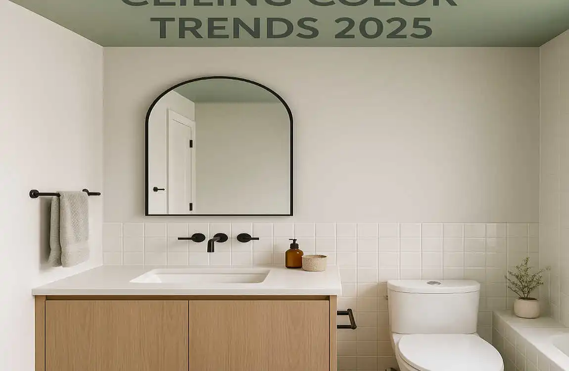 Should Bathroom Ceiling Match Walls? House Design Pros, Cons & Trends