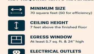 what are the requirements for a room to be a bedroom in Florida?