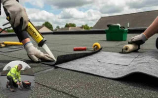 how to repair leaking flat roof