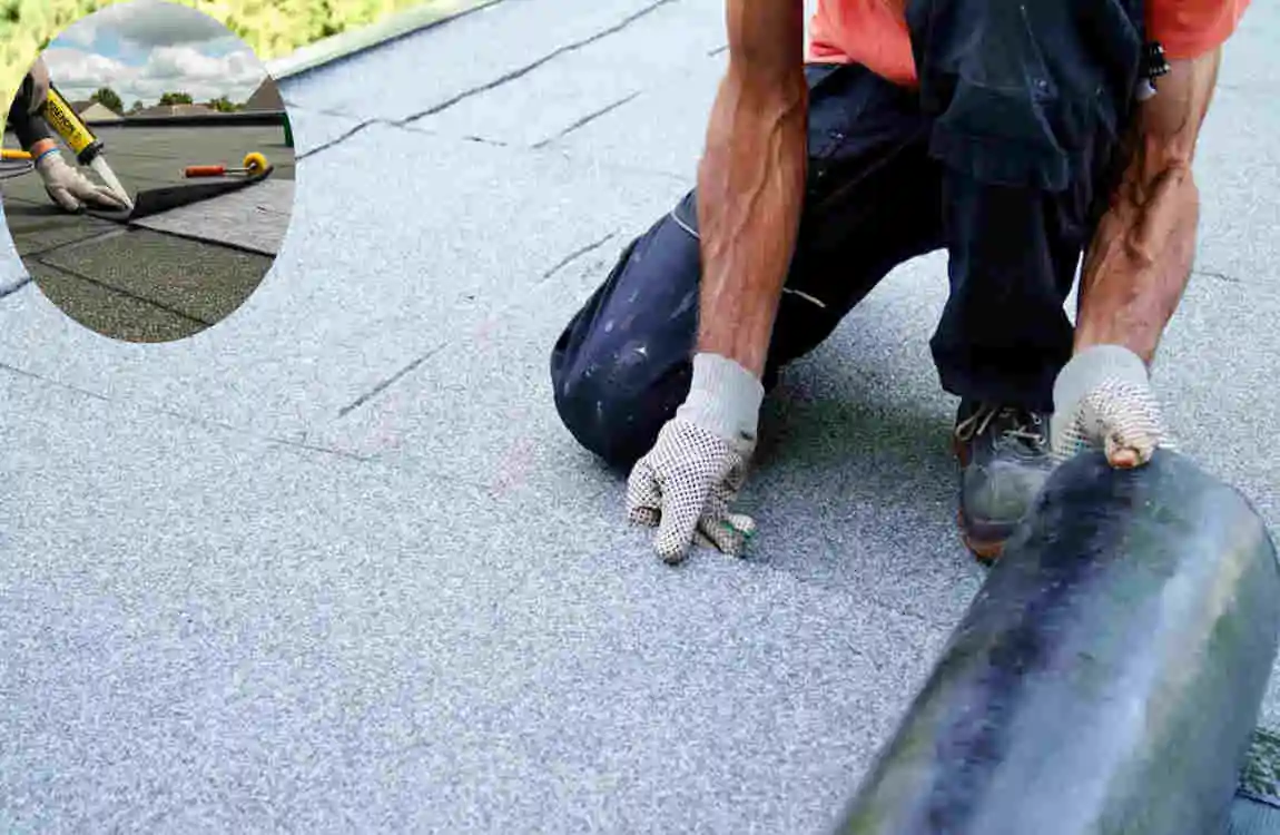 how to repair leaking flat roof