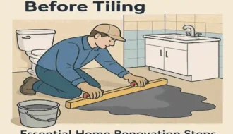 How to Level Your Bathroom Floor Before Tiling: Essential Home Renovation Steps for a Flawless Finish