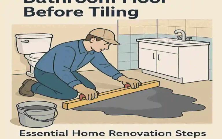 How to Level Your Bathroom Floor Before Tiling: Essential Home Renovation Steps for a Flawless Finish