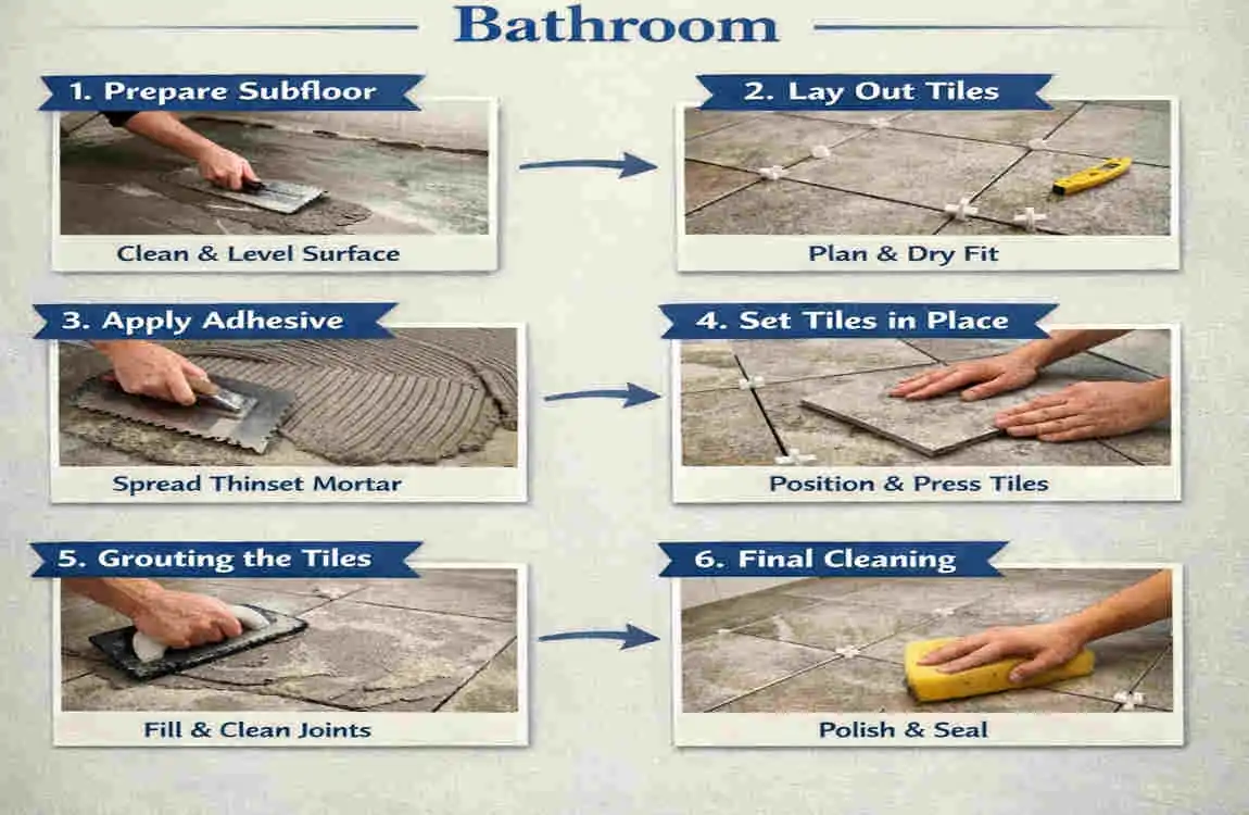 How Long to Tile a Bathroom