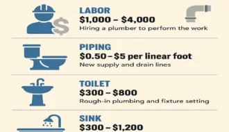 Bathroom Replumbing Costs : Essential House Owner Price Breakdown