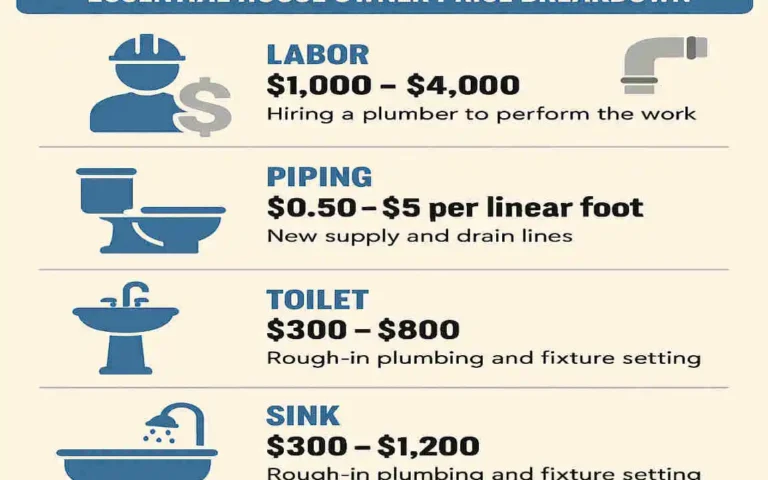 Bathroom Replumbing Costs : Essential House Owner Price Breakdown