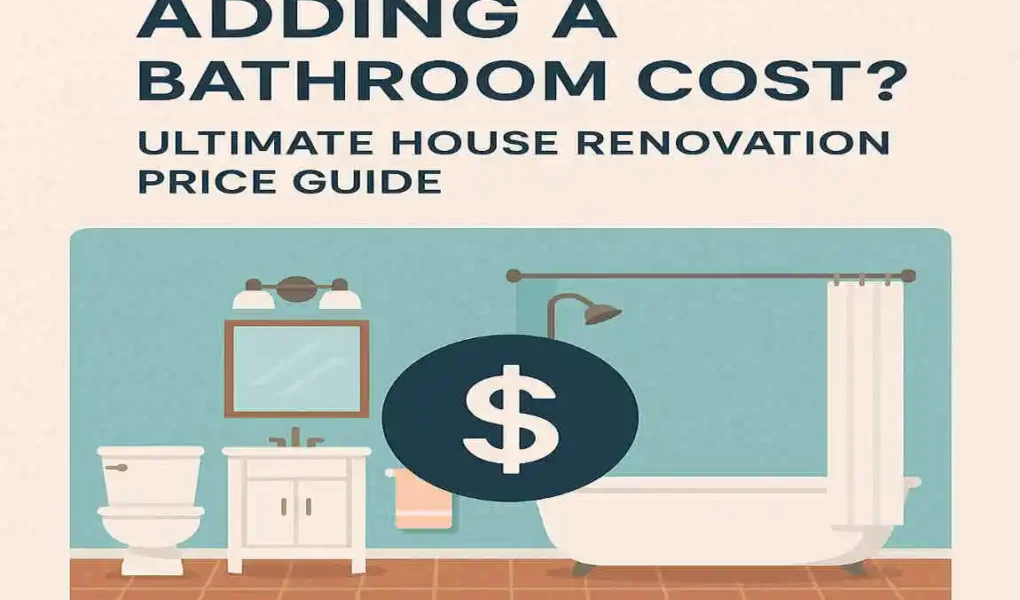 How Much Does Adding a Bathroom Cost? Ultimate House Renovation Price Guide
