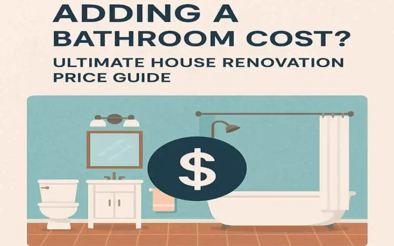 How Much Does Adding a Bathroom Cost? Ultimate House Renovation Price Guide