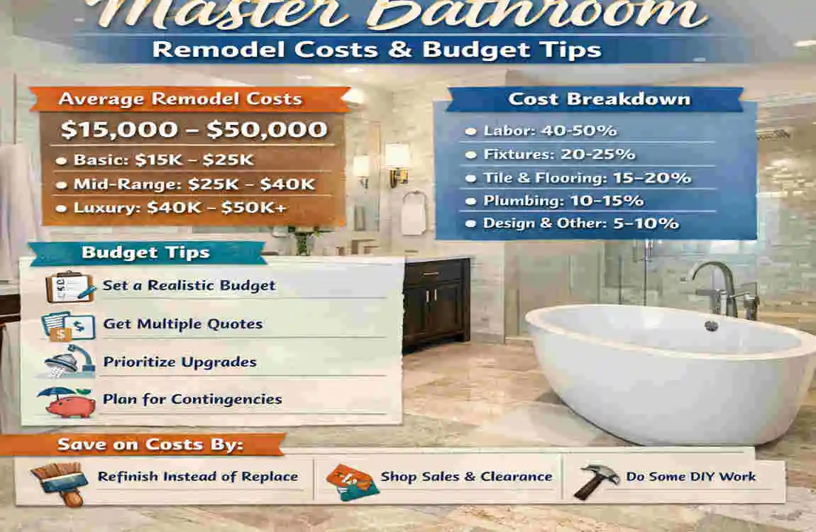 Master Bathroom Remodel Ideas to Elevate Your Home Oasis