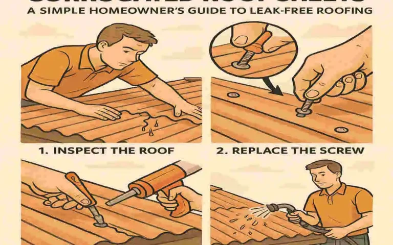 How to Fix Corrugated Roof Sheets: A Simple Homeowner’s Guide to Leak-Free Roofing