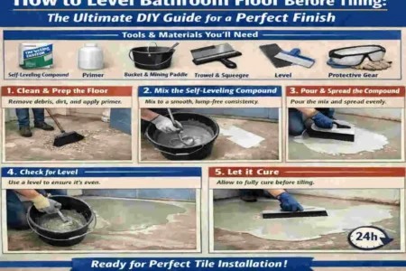 How to Level Your Bathroom Floo