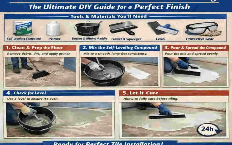 How to Level Your Bathroom Floo