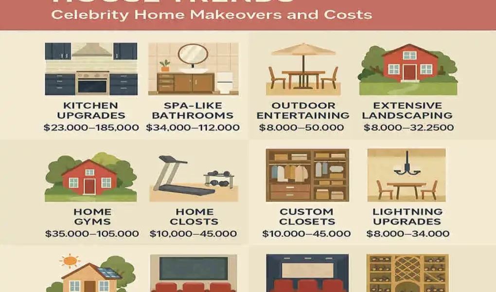 Celebrity Renovation House Trends: Jaw-Dropping Celebrity Home Makeovers and Costs
