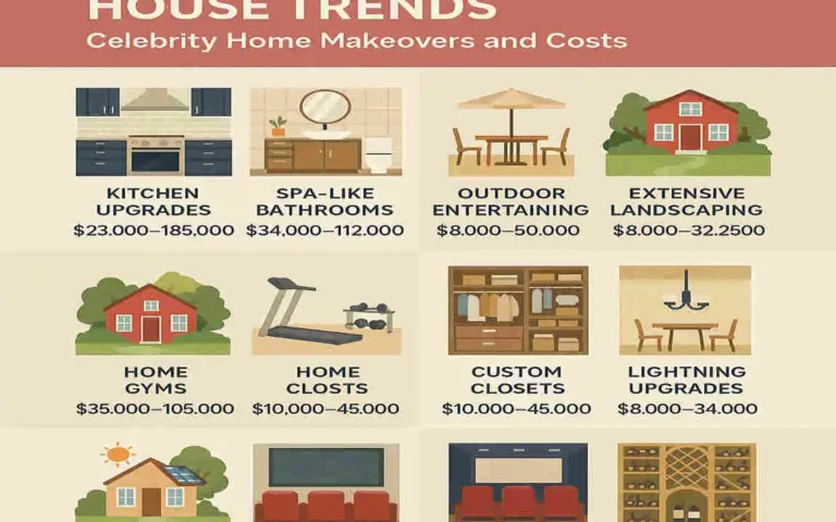 Celebrity Renovation House Trends: Jaw-Dropping Celebrity Home Makeovers and Costs