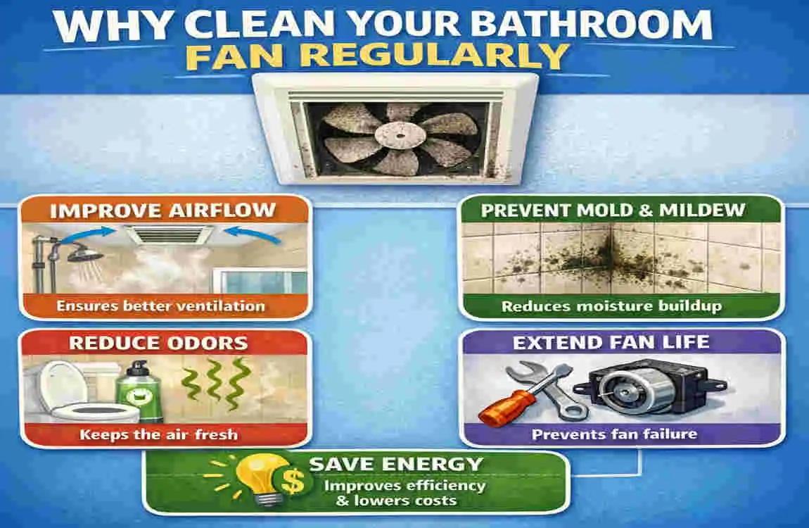 How to Clean Bathroom Fan