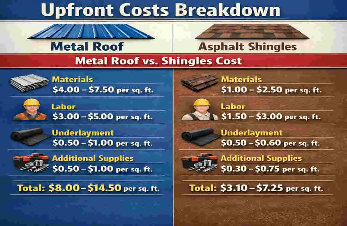 Metal Roof vs Shingles