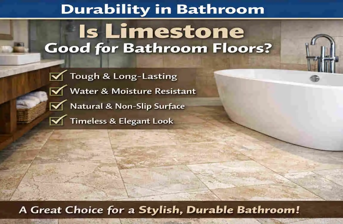 is limestone good for bathroom floors