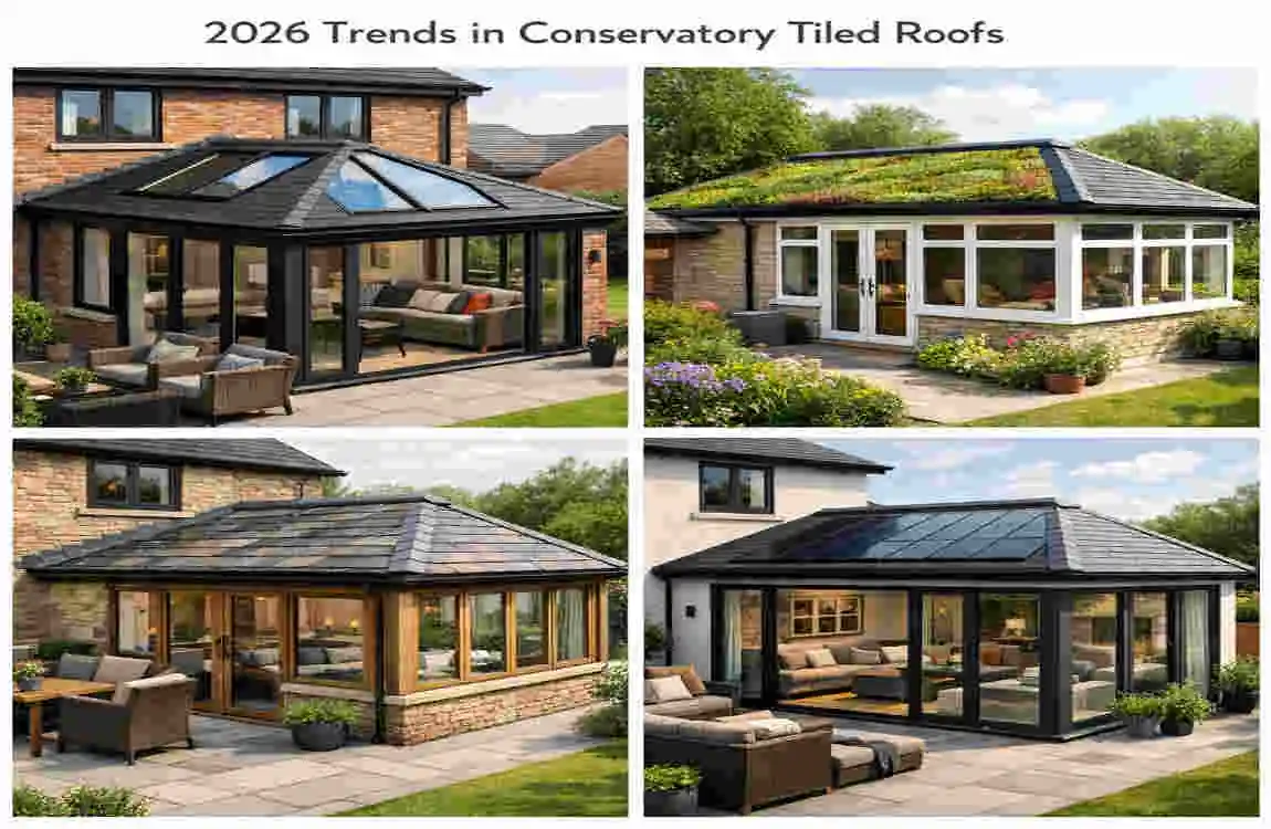 how to put a tiled roof on a conservatory