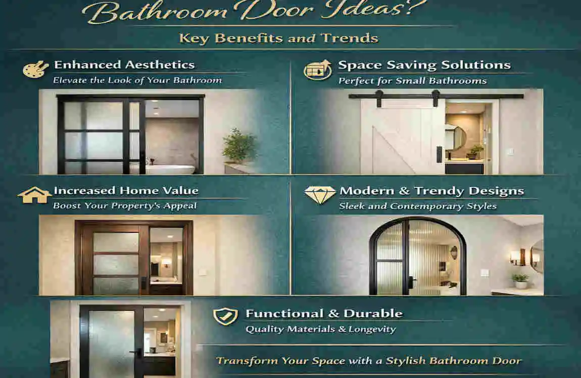 Stylish Bathroom Door Ideas: