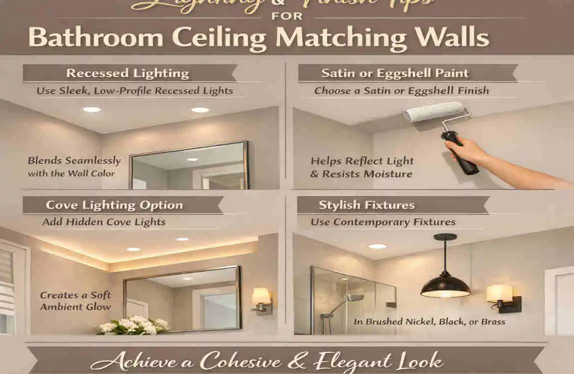 Should Bathroom Ceiling Be Same Color as Walls?