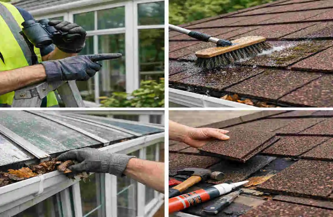 how to put a tiled roof on a conservatory