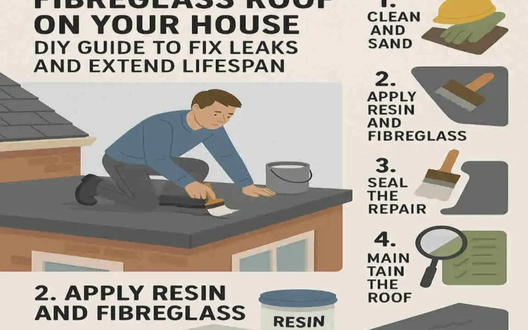 How to Repair a Fibreglass Roof on Your House: DIY Guide to Fix Leaks and Extend Lifespan