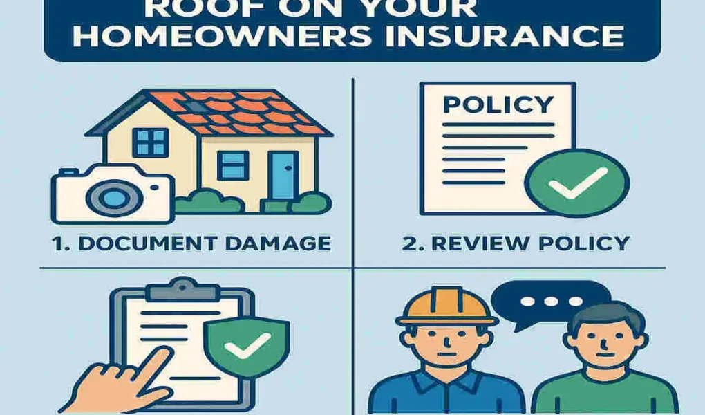 How to Claim a New Roof on Your Homeowners Insurance: Easy Step-by-Step Guide for Your House
