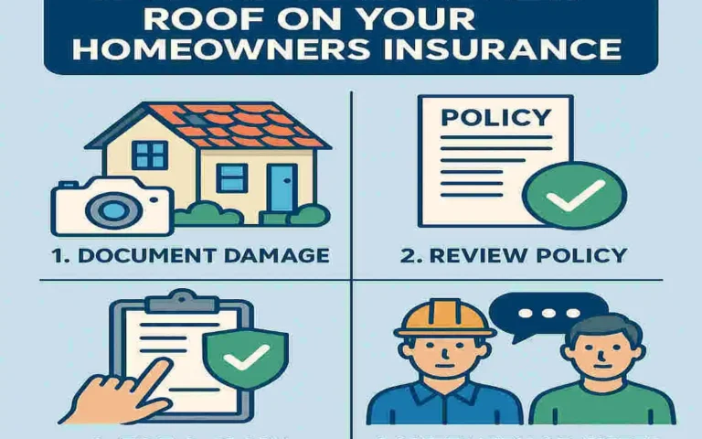 How to Claim a New Roof on Your Homeowners Insurance: Easy Step-by-Step Guide for Your House