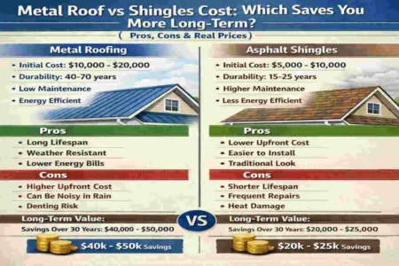 Metal Roof vs Shingles