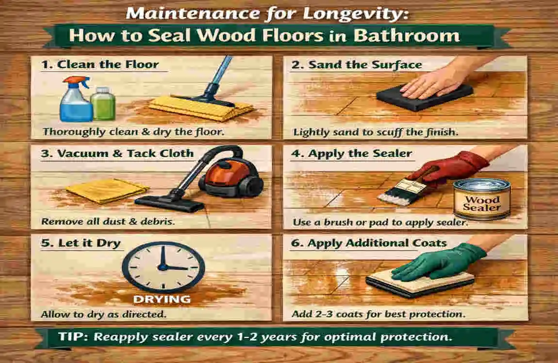 How to Seal Wood Floors in Bathroom: House Waterproofing Guide for Lasting Beauty
