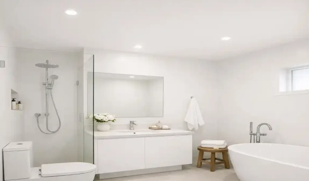Should Bathroom Ceiling Be Same Color as Walls?