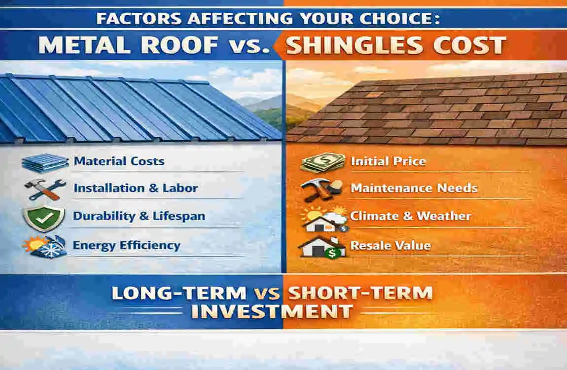 Metal Roof vs Shingles