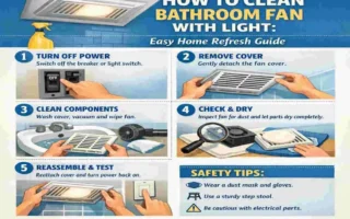 How to Clean Bathroom Fan with Light: Easy Home Refresh Guide
