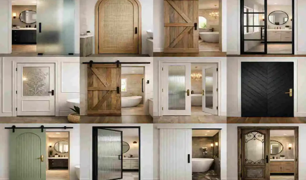 Stylish Bathroom Door Ideas: