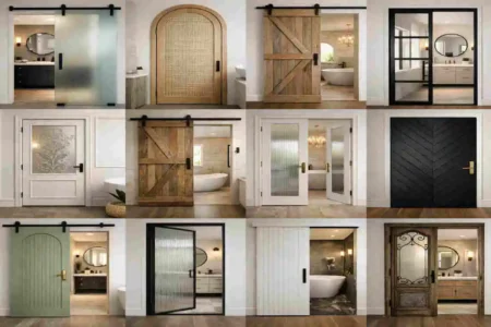 Stylish Bathroom Door Ideas: