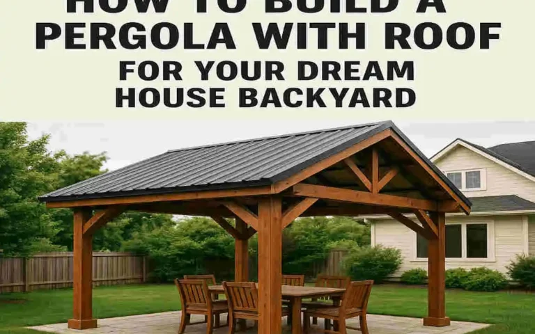 Ultimate DIY Guide: How to Build a Pergola with Roof for Your Dream House Backyard