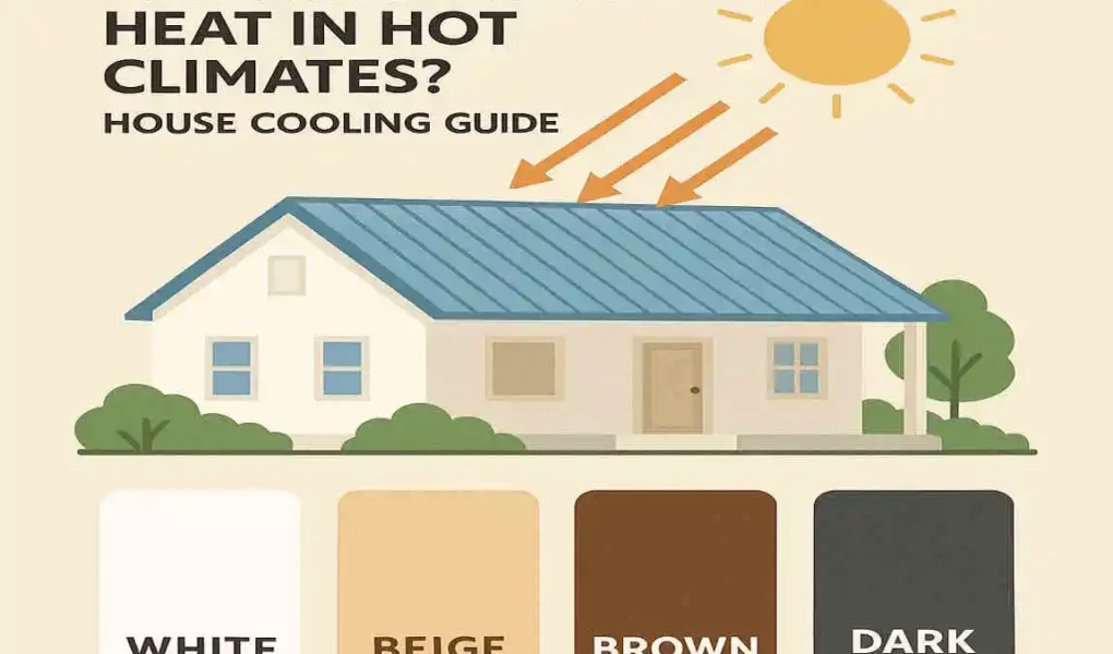 what color metal roof reflects most heat