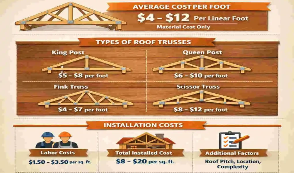how much are roof trusses