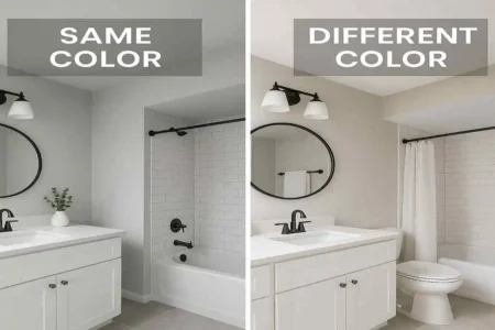Should Bathroom Ceiling Be Same Color as Walls? Home Design Trends & House Ideas