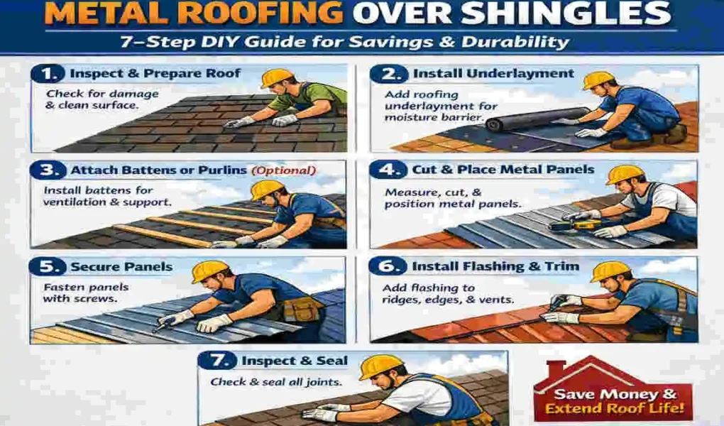 How to Install Metal Roofing Over Shingles: 7-Step DIY Guide for Savings & Durability