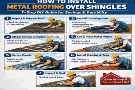 How to Install Metal Roofing Over Shingles: 7-Step DIY Guide for Savings & Durability