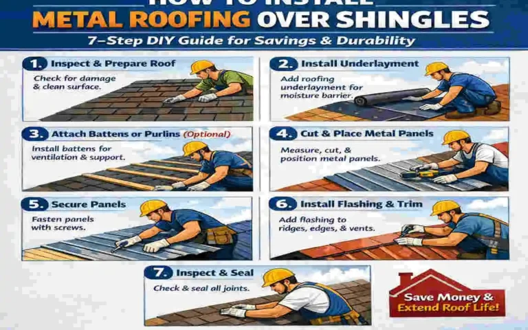 How to Install Metal Roofing Over Shingles: 7-Step DIY Guide for Savings & Durability