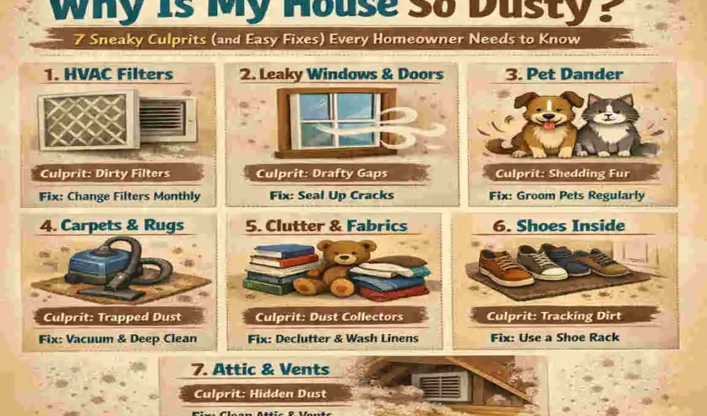 why is my house so dusty