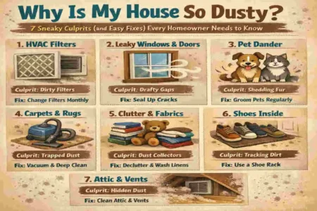 why is my house so dusty