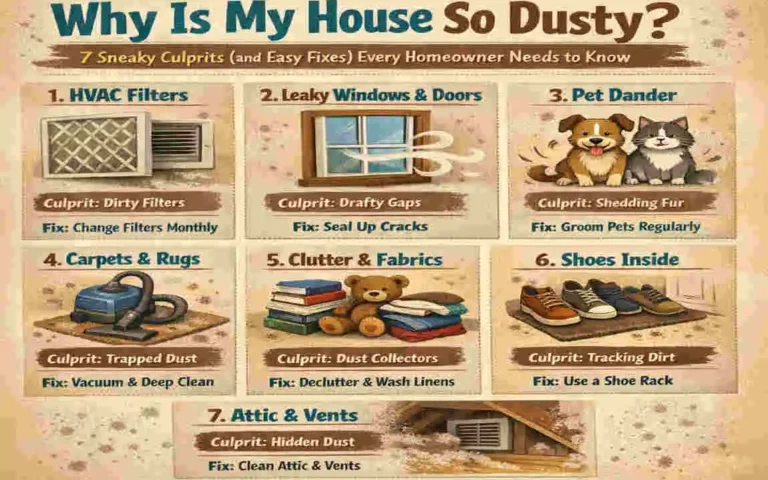 why is my house so dusty
