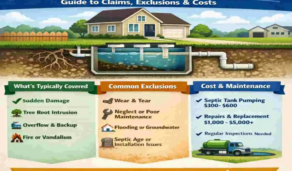 Does House Insurance Cover Septic Tanks? Guide to Claims, Exclusions & Costs