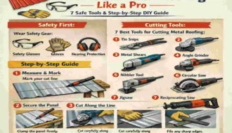 How to Cut Metal Roofing Like a Pro: 7 Safe Tools & Step-by-Step DIY Guide