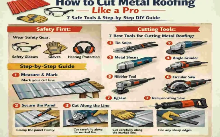 How to Cut Metal Roofing Like a Pro: 7 Safe Tools & Step-by-Step DIY Guide