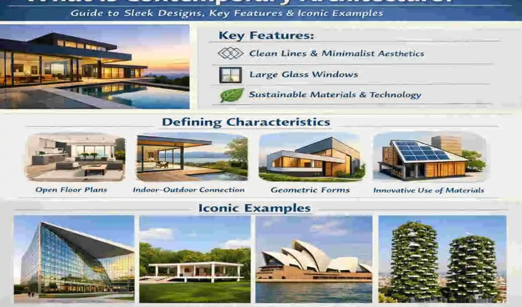 What Is Contemporary Architecture? Guide to Sleek Designs, Key Features & Iconic Examples