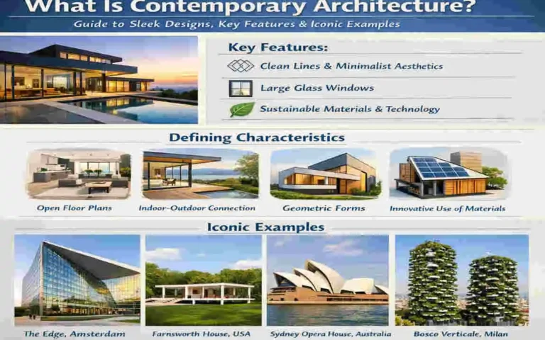 What Is Contemporary Architecture? Guide to Sleek Designs, Key Features & Iconic Examples