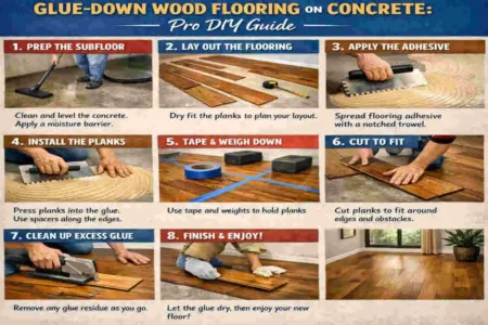 How to Install Glue-Down Wood Flooring on Concrete: Pro DIY Guide
